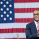 Actor and director Tyler Perry introduces President Barack Obama during a campaign event at Tyler Perry Studios March 16, 2012, in Atlanta.
BRENDAN SMIALOWSKI/AFP/Getty Images